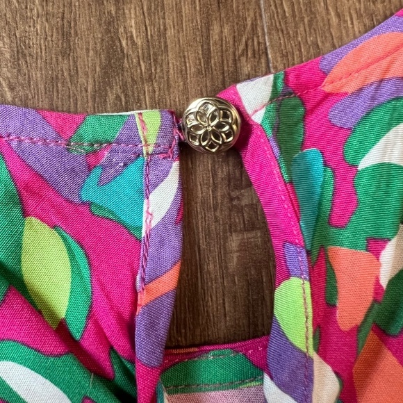 Escapada Living Pink Palm Jungle Tank Dress Sz XS - Picture 11 of 12